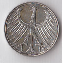 GERMANIA REPUBBLICA FEDERALE 5 Mark 1951 G BB